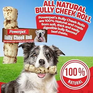 Treats Bully Beef Cheek Rolls for Canine - 100% Pure & Extremely Digestible - Excessive Protein, Low Fats - No Rawhide - Mushy & Thick Chew Deal with - Good Dental Hygiene - Bully Sprinkled Taste - 1pc Treats Bully Beef Cheek Rolls for Canine – 100% Pure & Extremely Digestible – Excessive Protein, Low Fats – No Rawhide – Mushy & Thick Chew Deal with – Good Dental Hygiene – Bully Sprinkled Taste – 1pc
