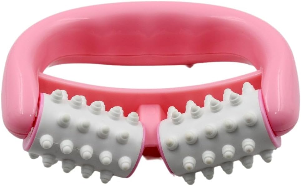 Manual Round Handle Plastic Rollers Massage Roller Cellulite Roller for Legs, Arms, Back, Muscle Pain Relief and Muscle Relaxation