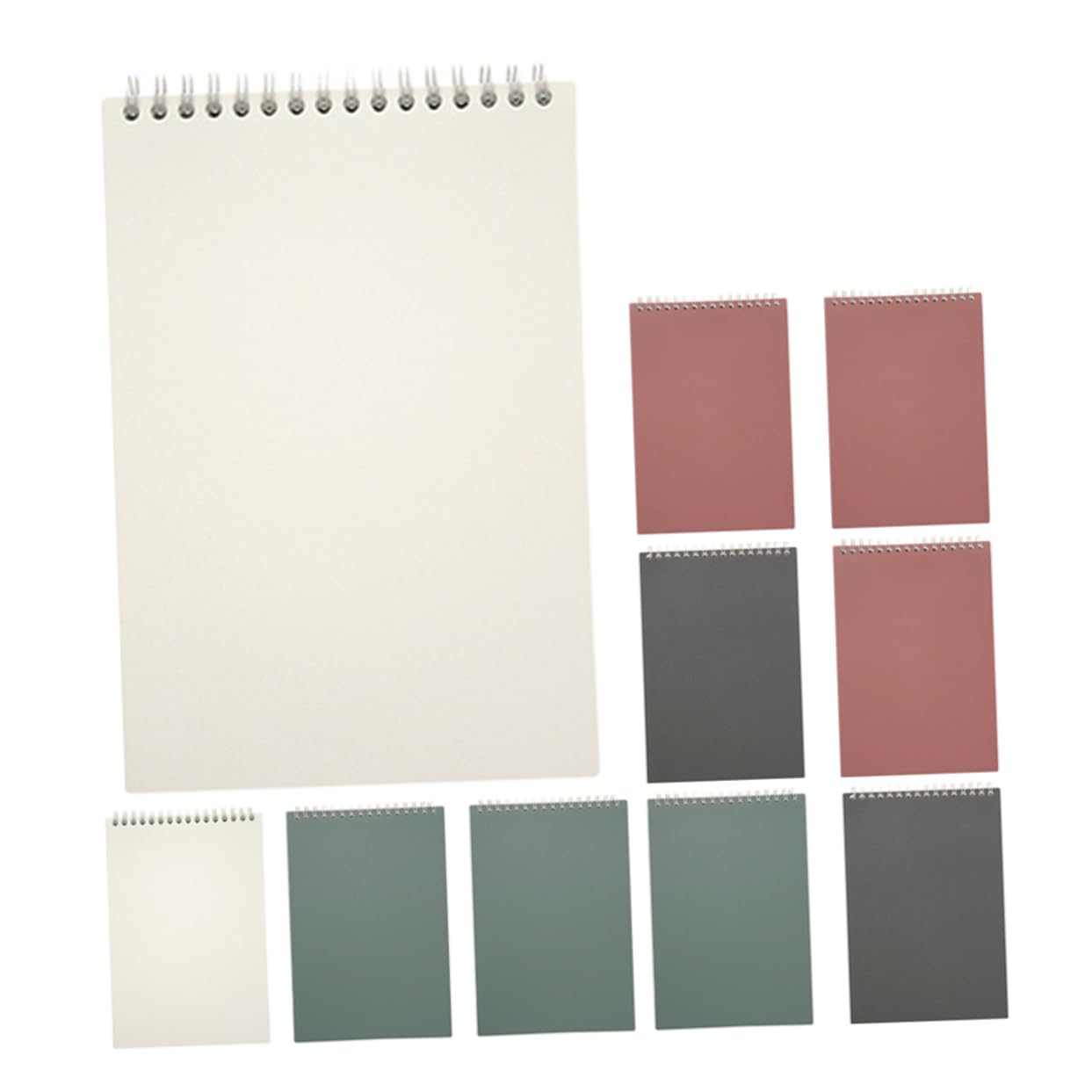 Operitacx 10pezzi Quaderni Con Chiusura Scatto Quaderni Minimalisti Righe Per Scuola Facile Trasporto Per Scrivere Disegnare Tenere Un