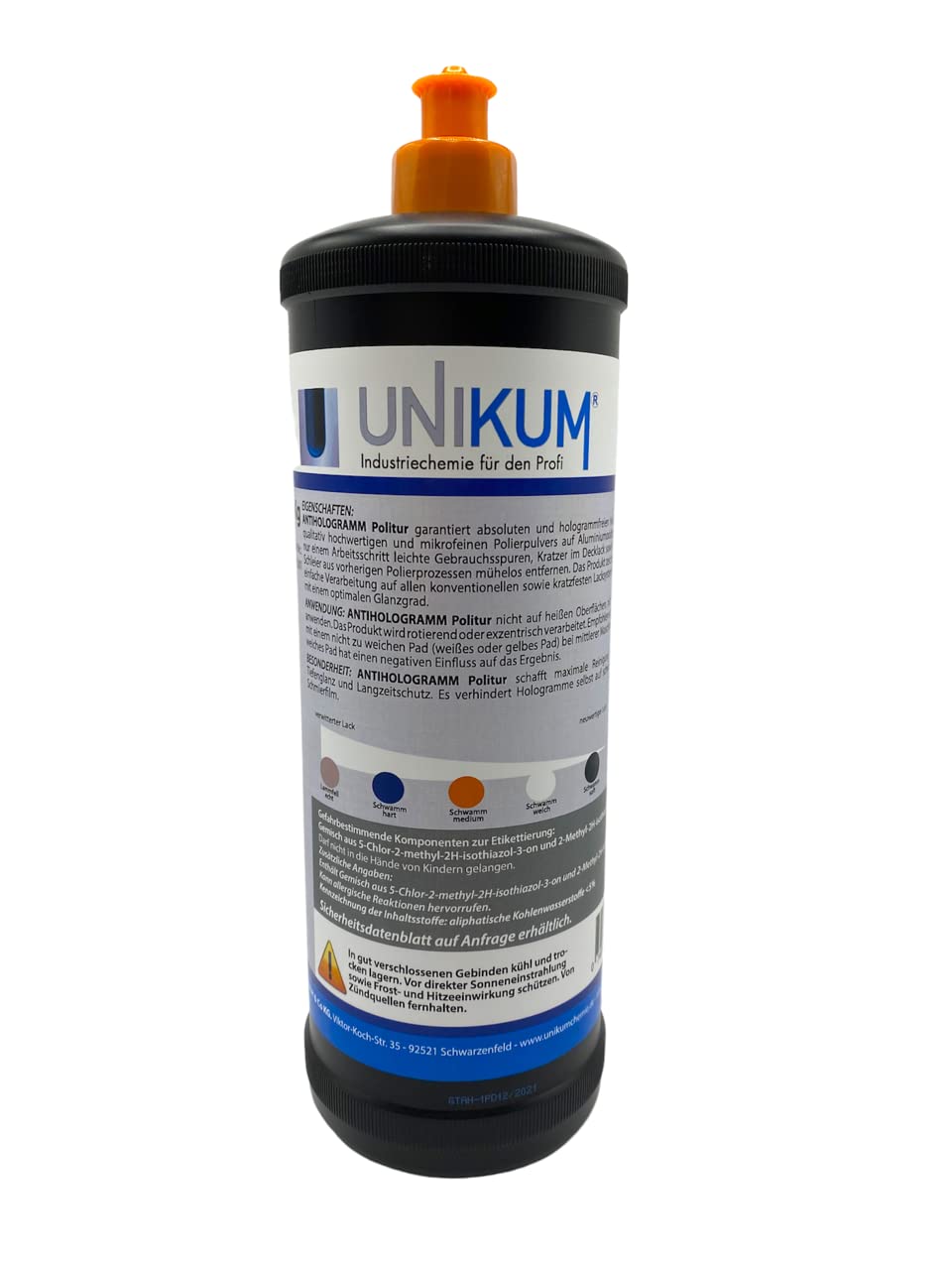 Unikum Antihologramm finish Politur silikonfrei 1 kg