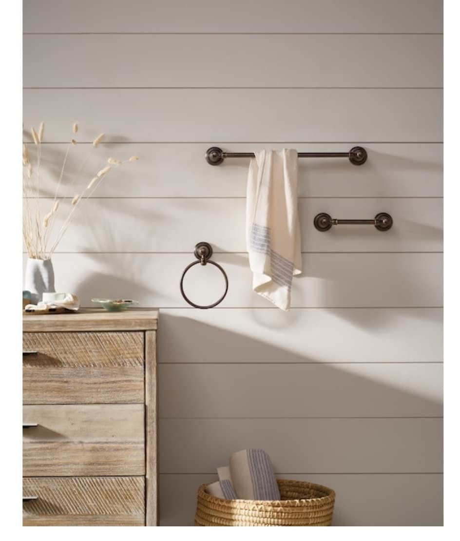 Moen Oil Rubbed Bronze Pivoting Paper Holder Towel Bar Towel Ring