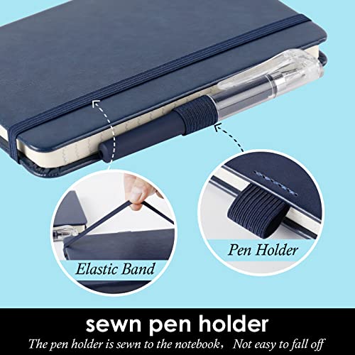 Image of NIRMIRO Pocket Notebook Journals, 3 Pack Mini Small Notebooks for Work