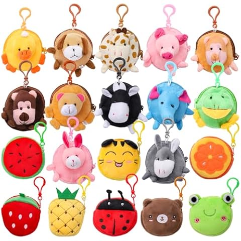 HNYYZL Mini Animal & Fruit Coin Pouch Set Cover