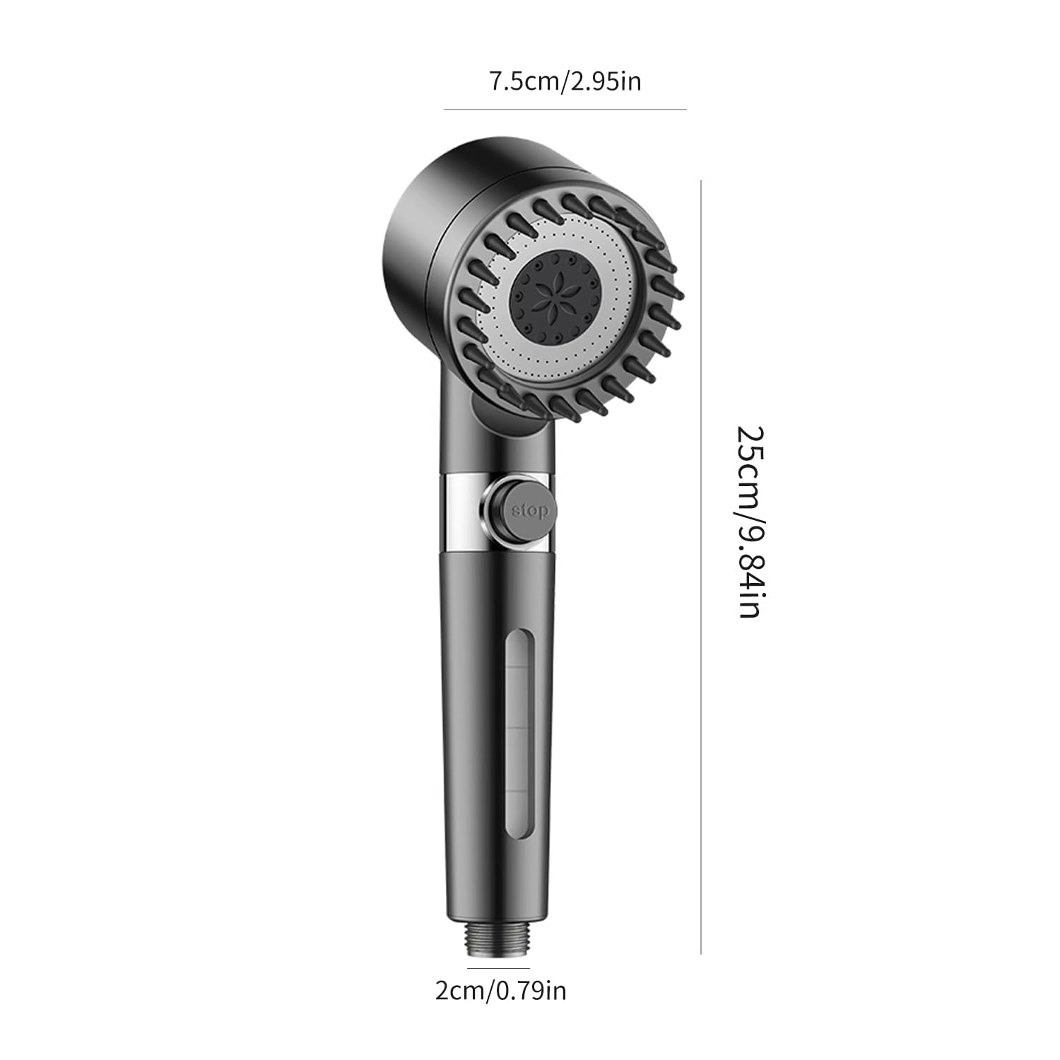 Shower Head, Upgraded Filter Shower Head High Pressure 4 Modes - Image 3