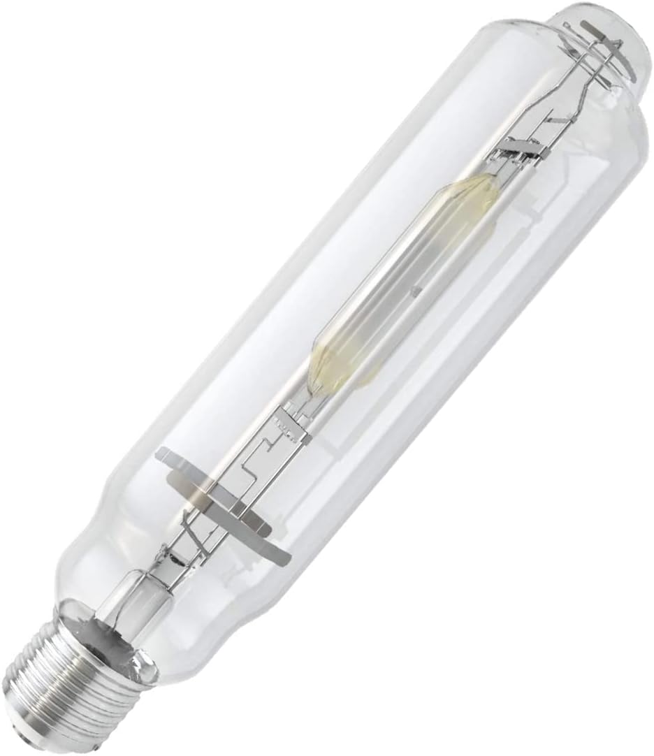 MH 1000W Metal Halide HID Grow Light Bulb Lamp High PAR Enhanced Blue and Violet Spectrums for Horticulture Indoor Plants,CCT 6000K,92,000 Lumens,Great for Commercial Applications,2 Pack