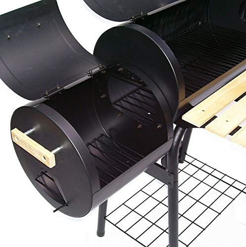 D&L Barbecue a carbonella 56510 per affumicatore, barbecue a carrello, griglia con affumicatore AWZ