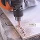 BGTEC Trockene Diamantbohrer mit Schnellwechsel-Sechskantschaft für Porzellanfliesen Keramikmarmorstein 2 Stück Durchmesser 12 mm