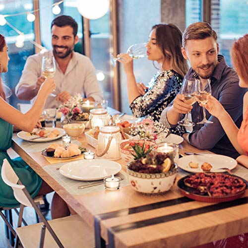 Lamorgift Glass Tealight Candle Holder Set Of 24 - Clear Tea Lights Candle Holders For Wedding Centerpieces& Party Decorations& Home Decor… #TOP4