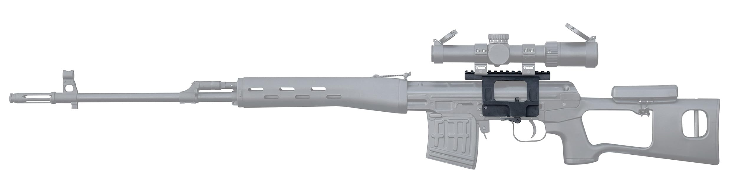 Amazon | キングアームズ(King Arms) スコープ マウントベース SVD VSS 