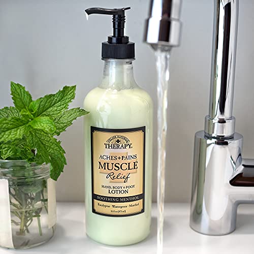 Village Naturals Therapy, Lotion, Aches And Pains Muscle Relief, 16 Fl Oz, Pack Of 3 #TOP2
