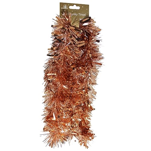 Oropel de oro rosa para árbol de Navidad adiós a los adornos aburridos 3