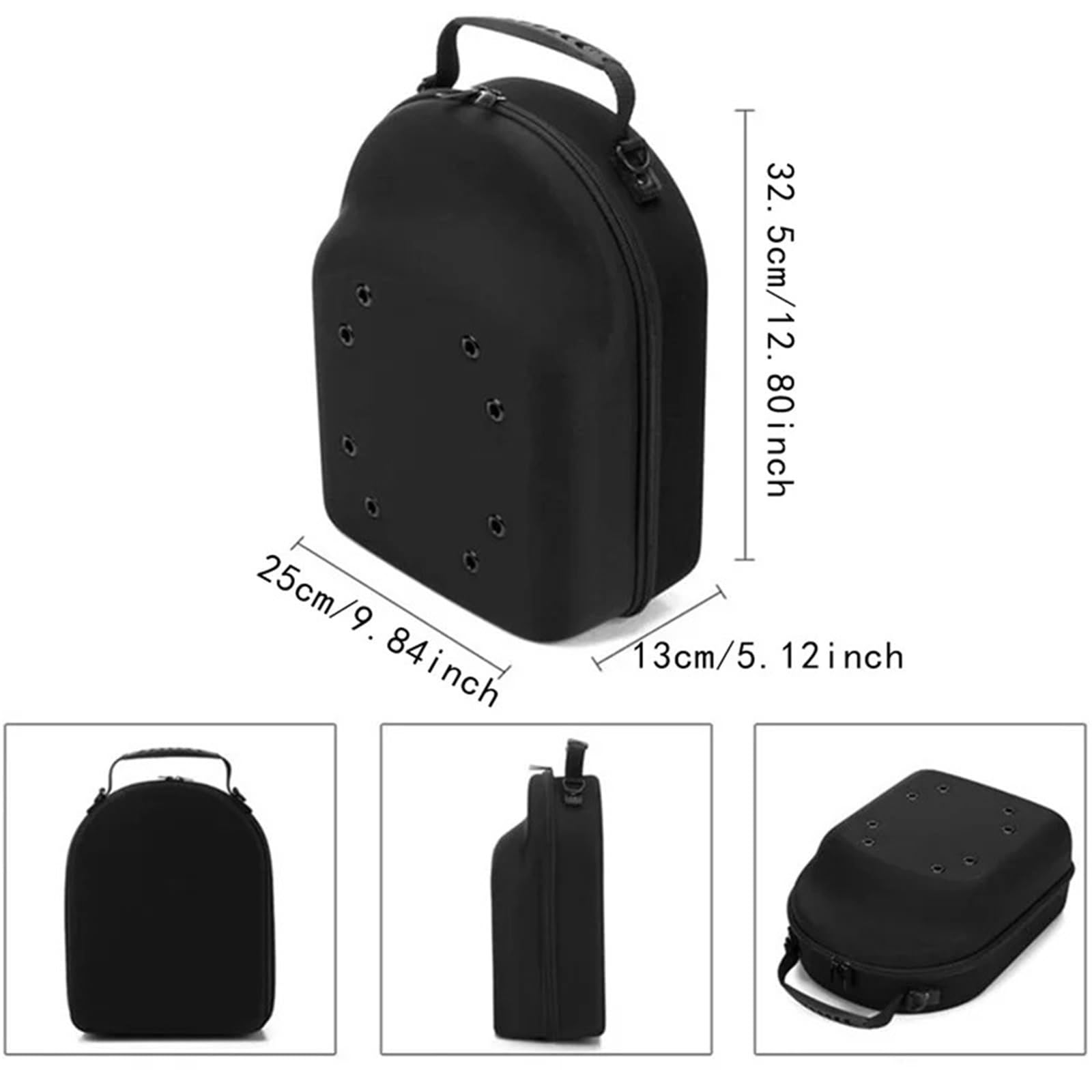 SNRTKA Hat Storage Box 1 PC Baseball Hat Travel Bag Baseball Cap Travel Case Eva Baseball Cap Carrying Bag Sport Cap Storage Carrier Box Display Bag for Hat