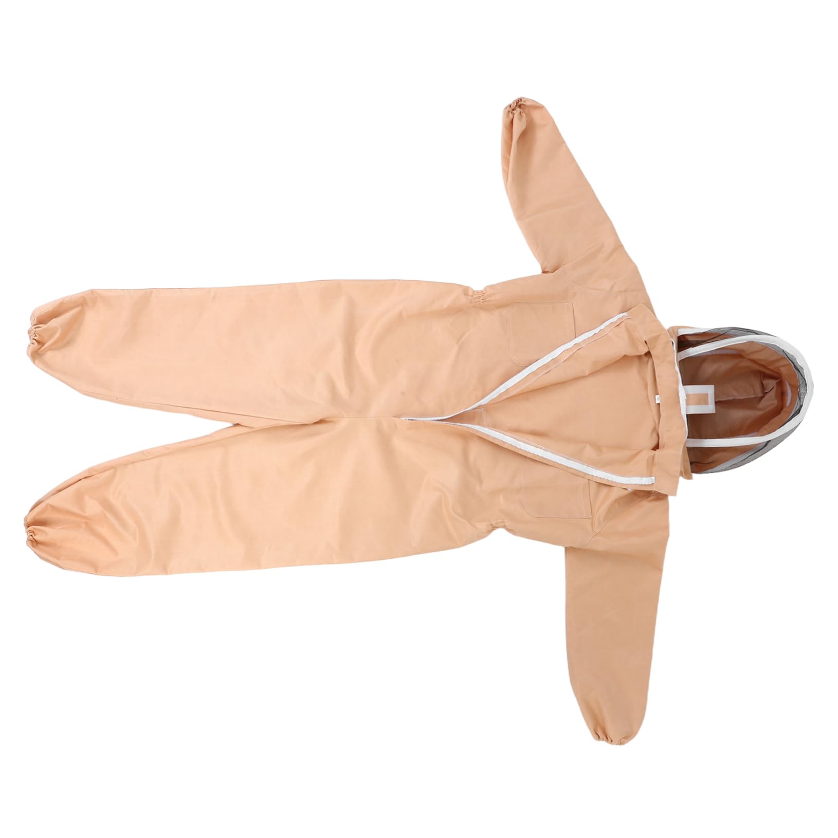 Traje de Apicultura Xxl con Velo, Algodón Mezcla, Khaki