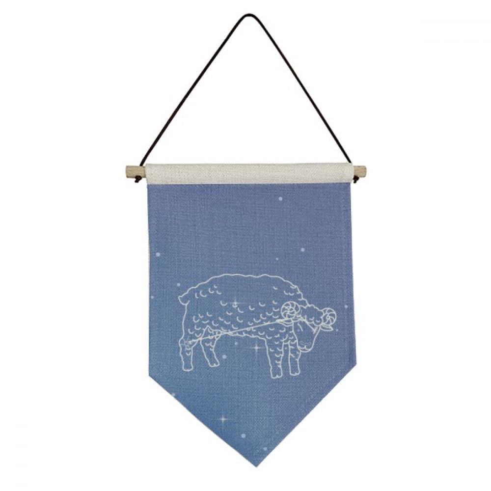 Bannière décorative Bélier Star Universe en toile premium - 4