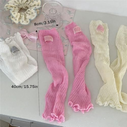 Mid-tube Socks Breathable Calf Socks Solid Color Knitted Socks(Multicolor)2