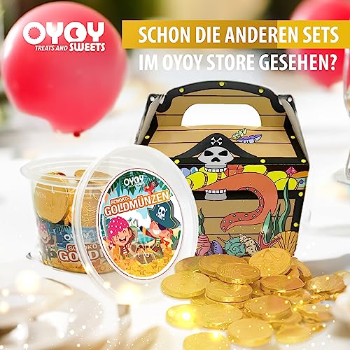 OYOY Halloween Scary Figuren und Augen aus Vollmilchschokolade I 400g I ca. 50 Stück I Halloween Deko I