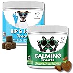NutriPaw Calming/Joint Bundle - Soft Chews To Reduce Anxiety, Stress, Fear & Barking - Support Mobility, Flexibility, Strength & Maintain Joint Health - Great for all dogs