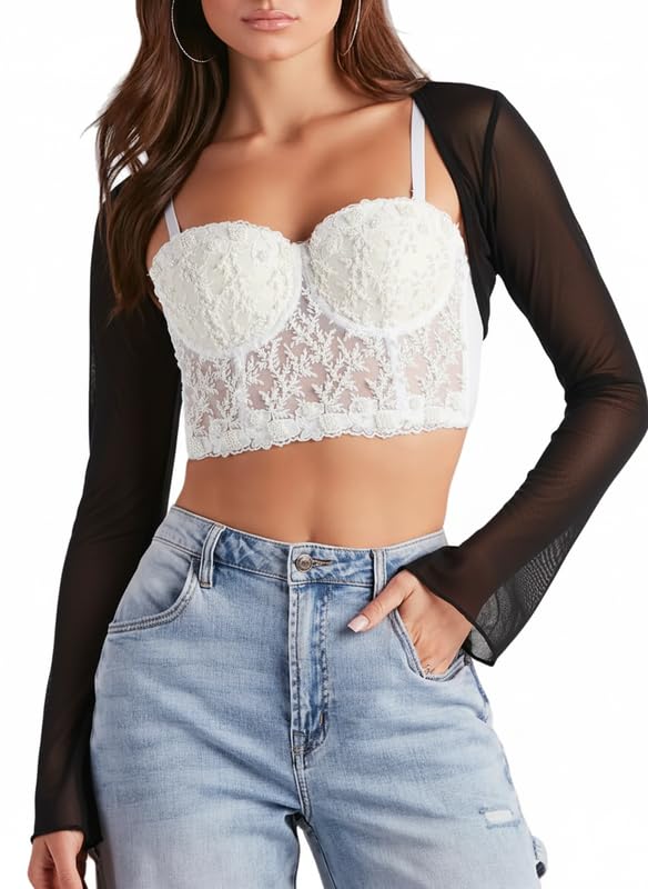 Sukiglam Coprispalle Donna Elegante Maniche a...