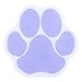 SlipX Solutions Adhesive Paw Print Bath Treads Add Non-Slip Traction to Tubs, Showers, Pools, Boats, Stairs & More (6 Count, Reliable Grip, Purple)