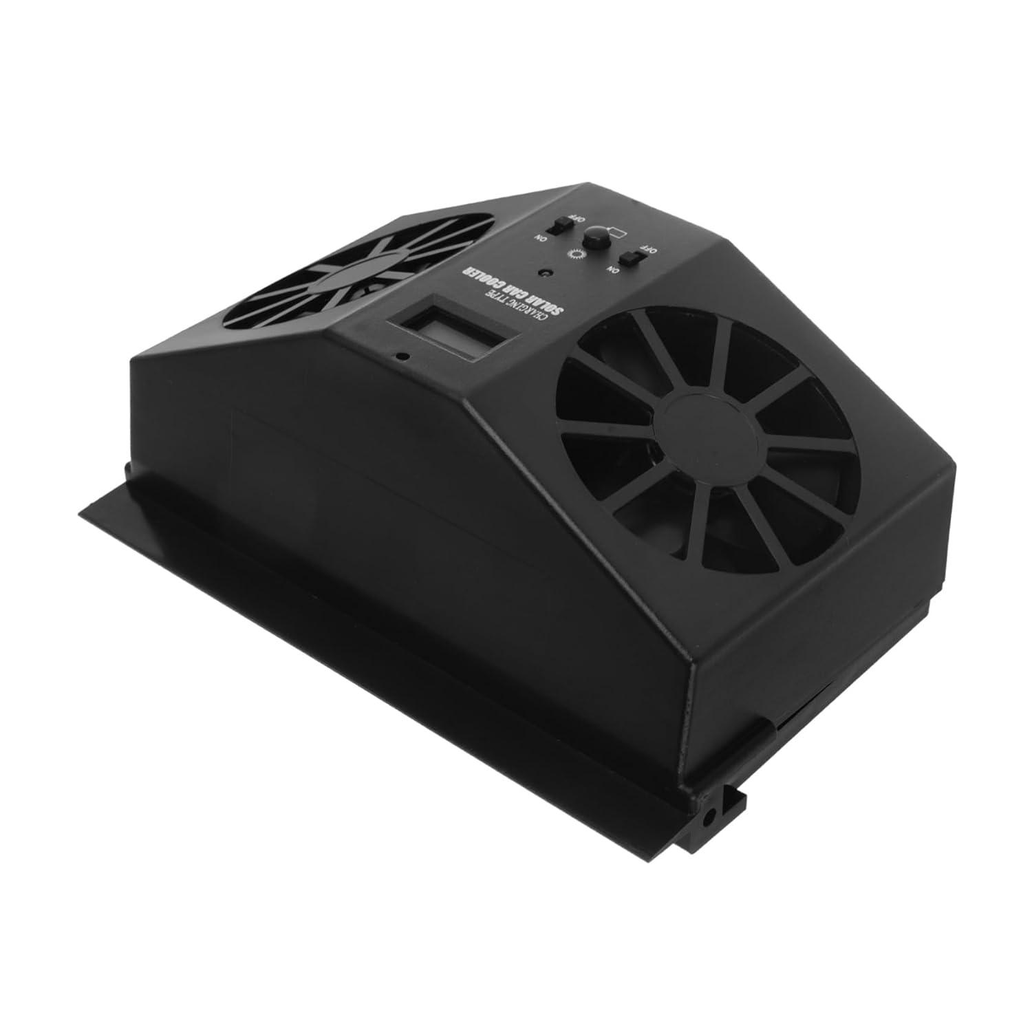 Multi-functional Solar Car Exhaust Fan Solar Powered Vehicle Window Fan for Air Circulation and Ventilation Construction for Efficient Cooling and Comfort