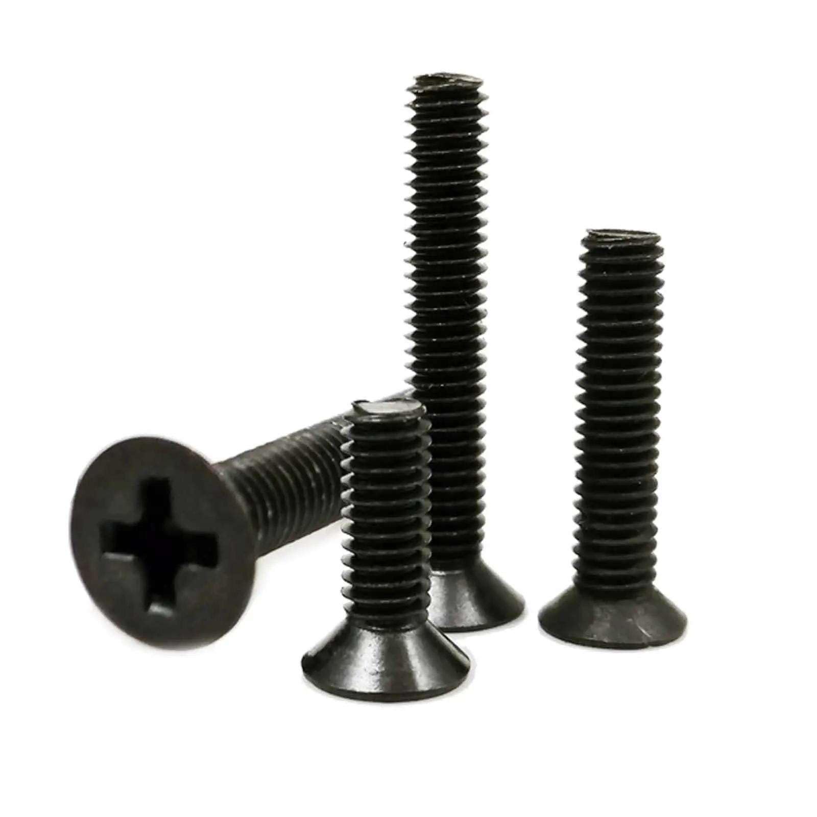 M1.4 M1.6 M2 M2.5 M3 Mini Micro Phillips Cross Flat Avellanado Cabeza Tornillo Tornillo Tornillo Tuerca Juego de Tuercas