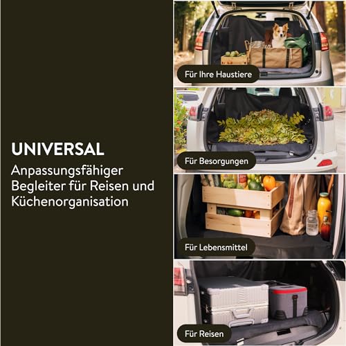 PRETEX Universal Kofferraum Schutzmatte - Kofferraumschutz für Hund - Hundedecke Auto - Hundematte Auto - Kofferraum Schutzmatte Hund - Autodecke wasserdicht & pflegeleicht