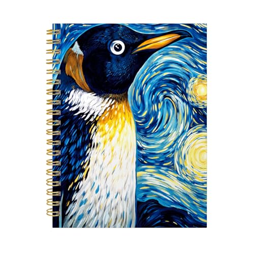 Carnet A5 spirale journal ligné pour femme avec 60 feuilles et couverture rigide