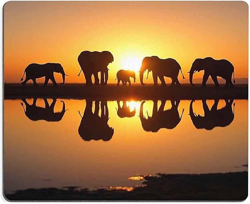 Miniatura 8 de Mugod - Alfombrilla de ratón para mujer con cuatro mujeres africanas sexys con hermosos vestidos de baile, alfombrilla de ratón de goma