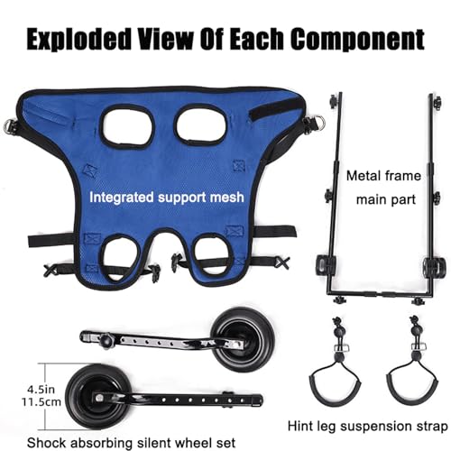 Silla de ruedas para perros ajustable: el mejor soporte para su compañero de vida 6