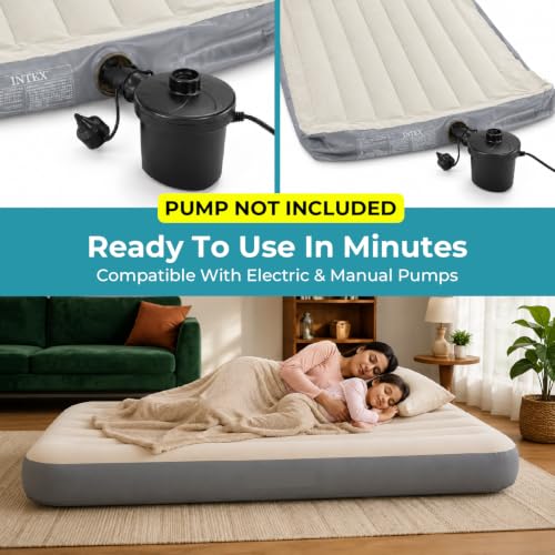 Toy Imagine 6.67ft Beige Inflatable Air Bed - Image 3