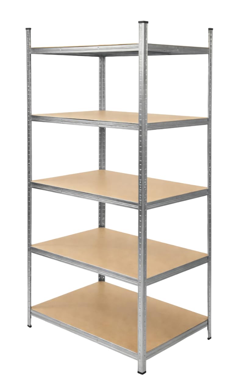 Pro&Basics 2er Pack Schwerlastregal 200x100x60cm Metallregal 100KG Fachlast