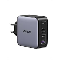UGREEN 100W Caricatore GaN Type C Multiplo Porte, Caricabatterie USB da Muro Compatibile con MacBook Pro, Air, iPad, iPhone 17 Pro Max Air, Serie 16-12, Galaxy S25 Ultra,  S24