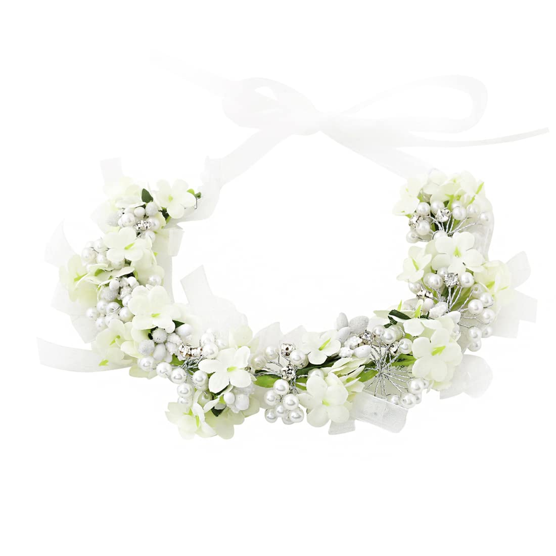 Yellow Chimes Tiara for Women and Girls Hair Vine for Women White Floral Bridal Hair Vine Tiara Headband Hair Accessories Wedding Jewellery for Girls and Women Bridal Hair Accessories for Wedding. (B0B1WJ9J54) Amazon Price History, Amazon Price Tracker