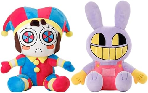 2pcs The Amazing Digital Circus Plush Peluche jouet, 2023 nouveau 13 pouces Jax pomni peluche jouet, cadeau pour les fans de télévision, poupée peluche mignon anniversaire Halloween choix de Noël 2pcs The Amazing Digital Circus Plush Peluche jouet, 2023 nouveau 13 pouces Jax pomni peluche jouet, cadeau pour les fans de télévision, poupée peluche mignon anniversaire Halloween choix de Noël