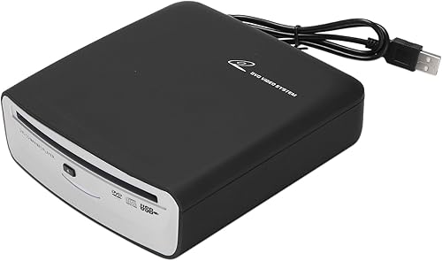 Reproductor de CD portátil con conexión universal USB para coche, navegación Android, TV, portátiles, escritorio con puerto USB Plug and Play