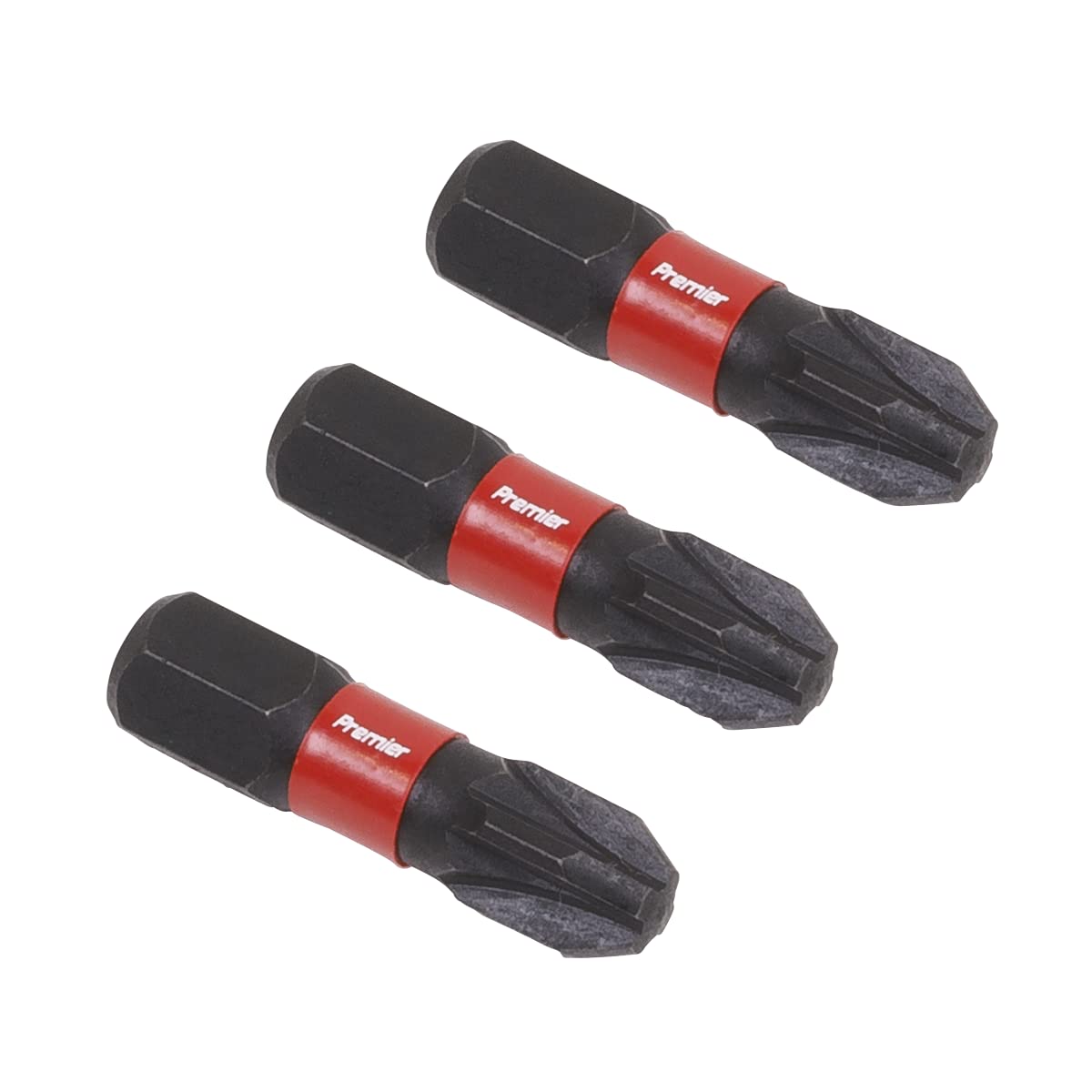 Sealey 3pc 25mm Pozi #3 Impact Power Tool Bit Set - AK8209