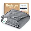 Bedsure GentleSoft Fleece Blanket Twin Size Grey – 300GSM Lightweight Plush Fuzzy Cozy Soft Warm Blanket for Bed, Sofa, Couch, Travel, Camping, 60×80 inches