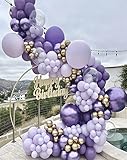 🎊🎉INNOVATIV & ERHEBEND: Inspirierende Feierlichkeiten für die vielen Momente des Lebens! Um unvergleichliche Party deko zu kreieren, haben wir uns von erfahrenen Party designern angehört, und Sie werden das stilvollste Design in unserem einzigartigen Ballonset finden. Inspiriere dich, die erstaunlichste Party zu kreieren, die noch nie jemand gesehen hat! Unsere 128 lila deko Party Kits enthält alles was Sie für eine Party benötigen, sind perfekt für dich.