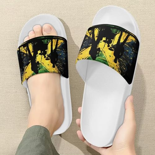 Men's Comfy Cloud Slippers Casual Slides Sandal Slip on Shower Shoes Non-slip Outdoor Indoor Slipper for Men Size 5-143