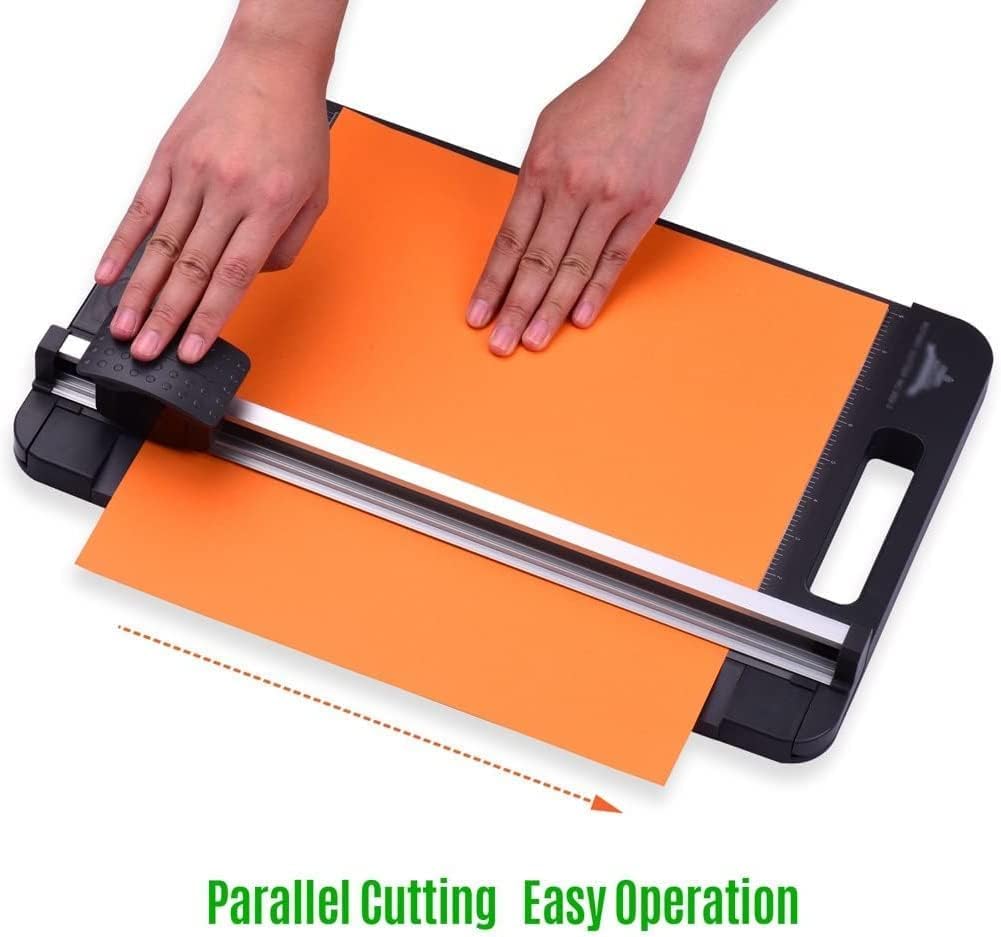 Obcinacz do papieru 3 w 1, wielofunkcyjny, prosty, do papieru A4, obcinacz falisty, do papieru ozdobnego, kartek i zdjęć.