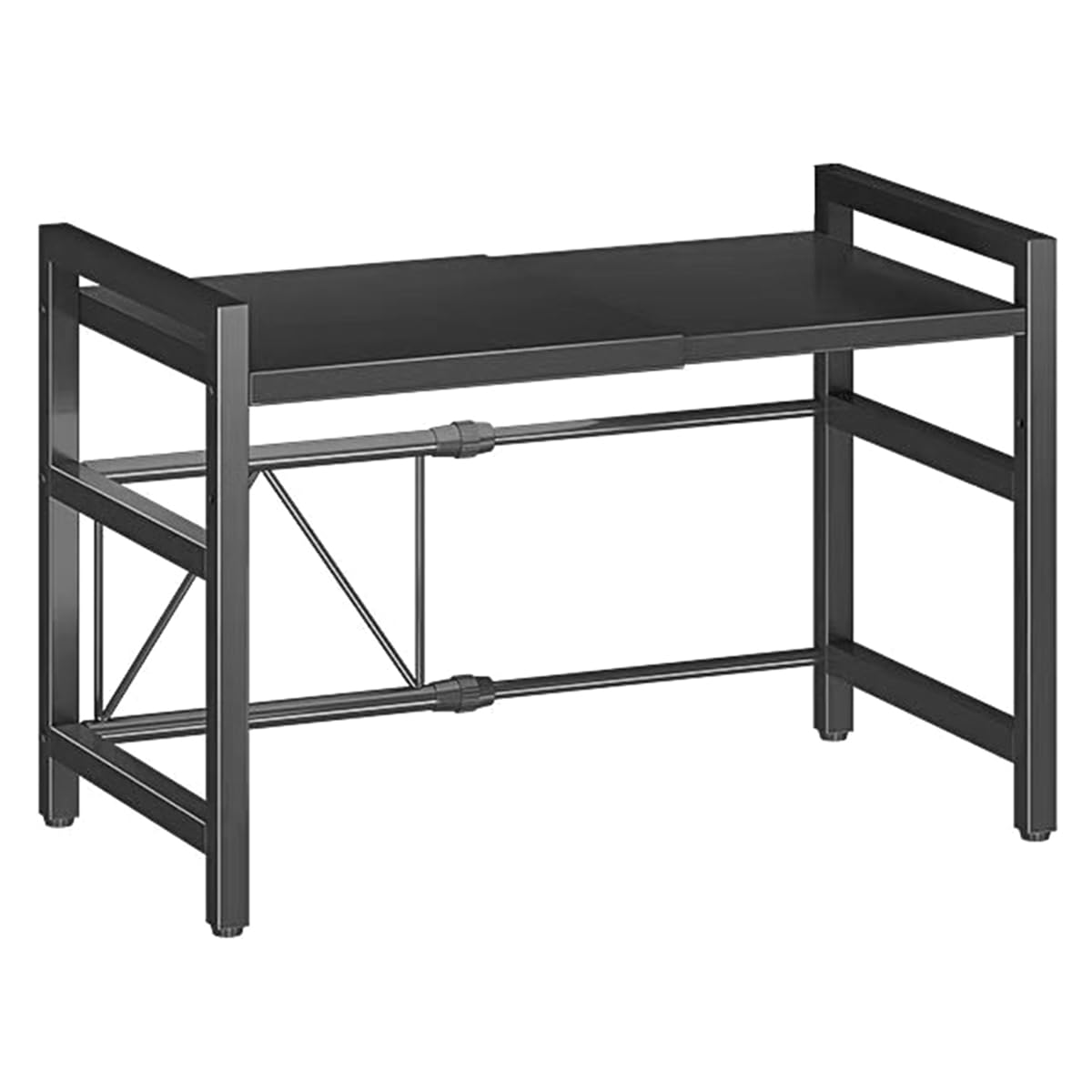 CTRLZS 1pc Expandable Microwave Shelf Organizer Tableware Storage Microwave Countertop Organizer
