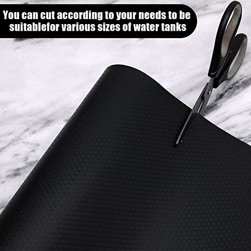 Savita Reptilien Teppich, Nicht Klebend Reptile Carpet Substrateinlage Reptilien-Terrarium-Matte Reptilienteppich für Reptilienbecken Bartagamen Leguan-Schildkröten-Schlangen (Schwarz)