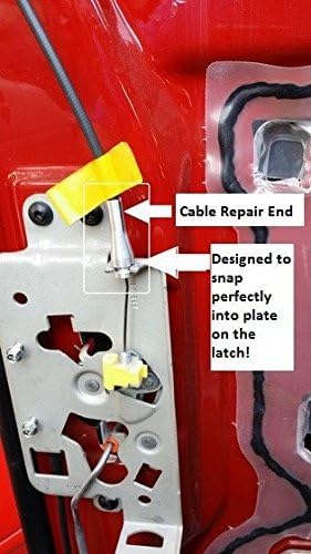 4 ENDS Door Cable Repair Ends for F-series, E-series, Ranger, Expedition, Excursion, Navigator (Repairs Four Cables - 3 Standard Ends1 Locking CAM)