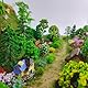 PIQIUQIU 25 Stück Modell Bäume Miniatur, Zug Bäume Eisenbahn Landschaft Diorama Baum Architektur Bäume, für DIY Landschaft, Mini Landschaftsgestaltung
