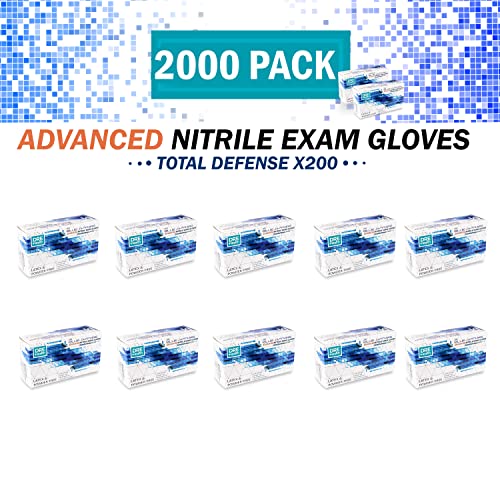 Veeboost {2000 Count} Nitrile Gloves, Disposable Gloves, Gloves Disposable Latex Free, Powder Free, Non Sterile, Bulk (2000 Gloves 10 Boxes Of 200) (Medium) #TOP1