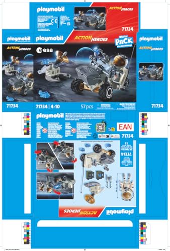 PLAYMOBIL | Action Heroes | ESA | Mission Spatiale | Jouet pour Enfants à partir de | 71734 - vue 3