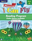I Can Fly Reading Program with Online Games, Book A: Orton-Gillingham Based Reading Lessons for Young Students Who Struggle with Reading and May Have Dyslexia