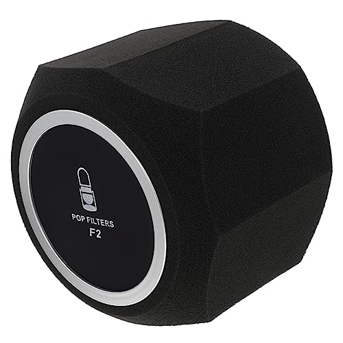 Abaodam マイク用吸音スポンジカバー 防風 防音 サウンドプロテクター デスクトップマイク対応 簡単取り付け 取り外し可能