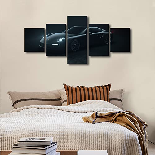 Office Wall Art Sports Car Large Canvas Wall Art Car Posters Contemporary Modern Artwork Pictures Wall Art For Living Room Bedroom Decorations Framed Ready To Hang 50''Wx24''H #TOP3