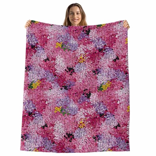 Nyunylyer ブランケット 毛布 大判 130x200cm ふわふわ ひざ掛け ソファ ベッド ランネル 北欧 暖かい 冬用 掛け毛布 軽量 柔らかい 洗える シンプル オールシーズン 秋冬 春夏 来客用 車中泊 ギフト 子供 大人 ペット キャンプ